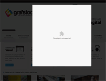 Tablet Screenshot of grafstock.com.br